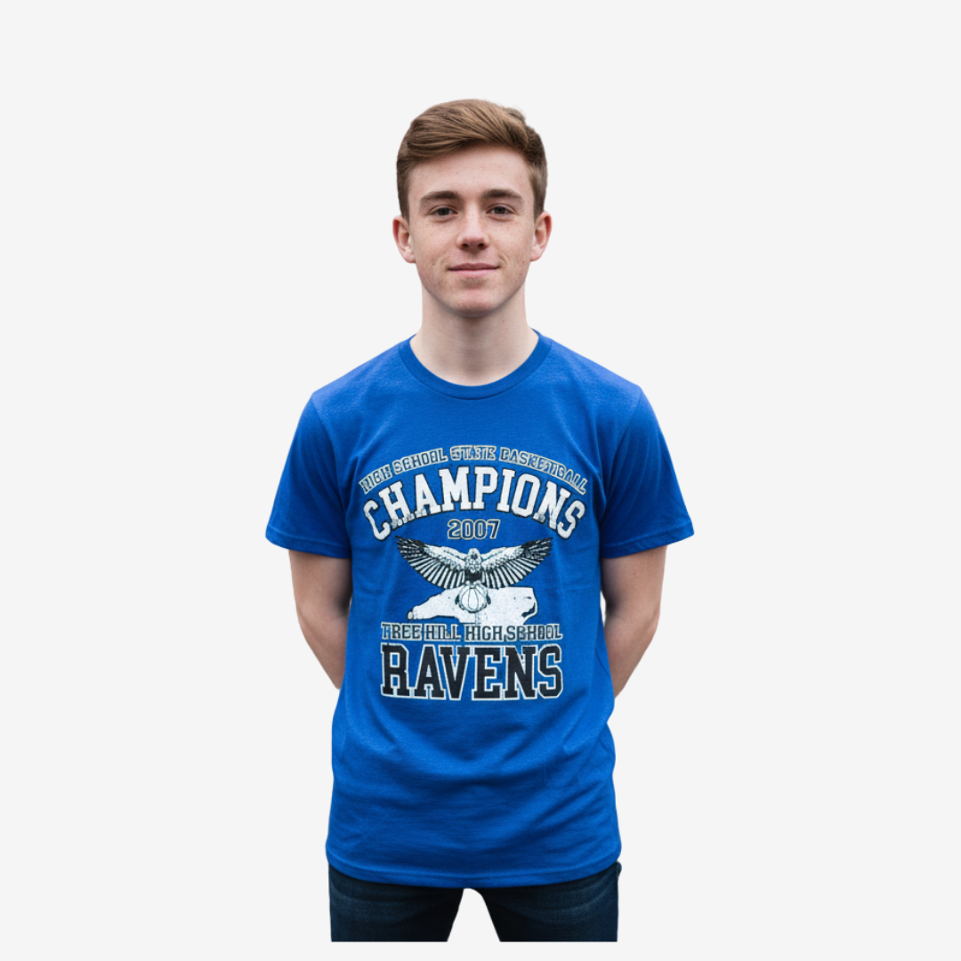 Tree Hill Ravens High school Champions One tree Hill β T Shirt β Royal