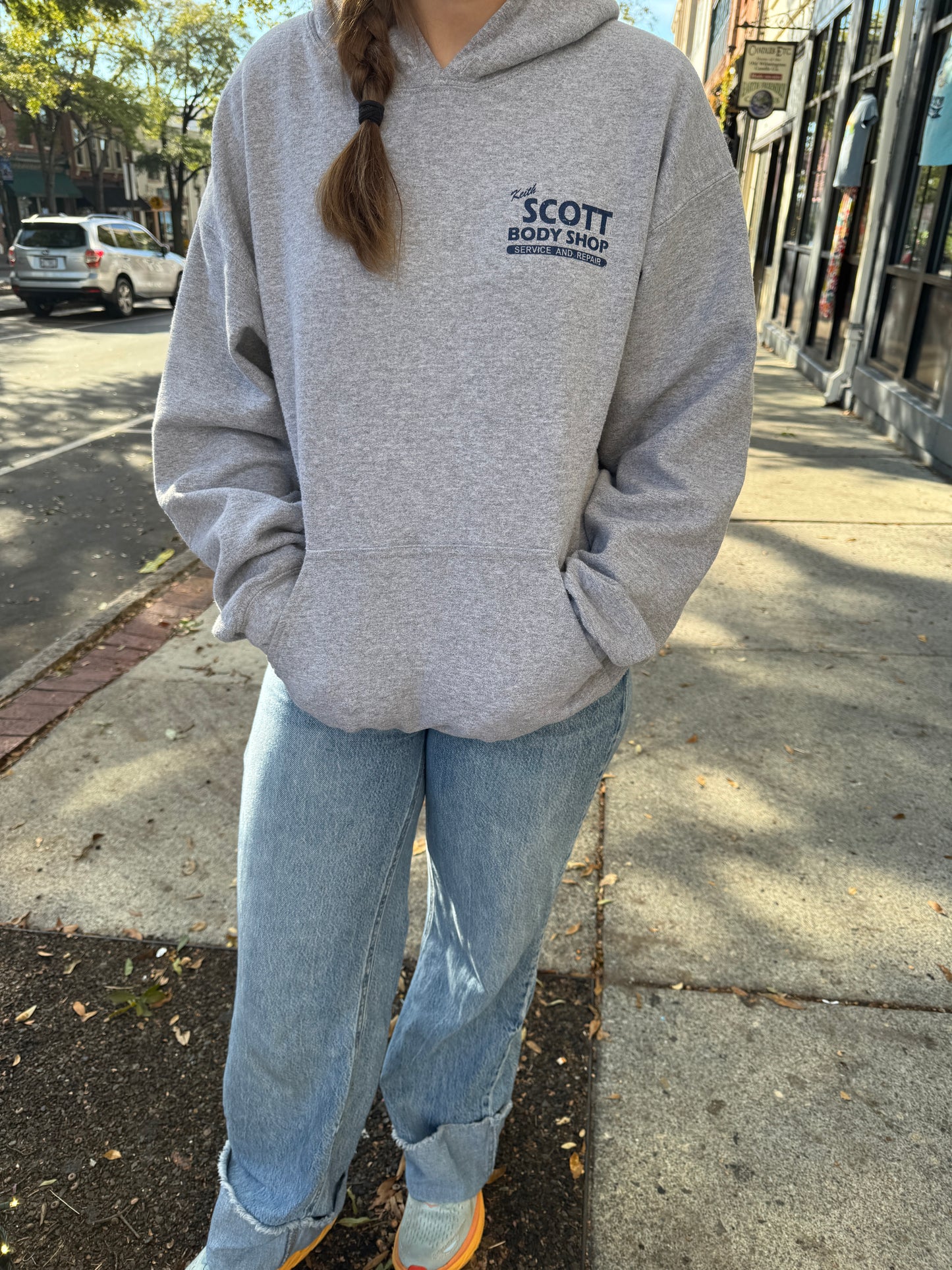 Keith Scott Body Shop One tree Hill – Hoodie – Sport Grey
