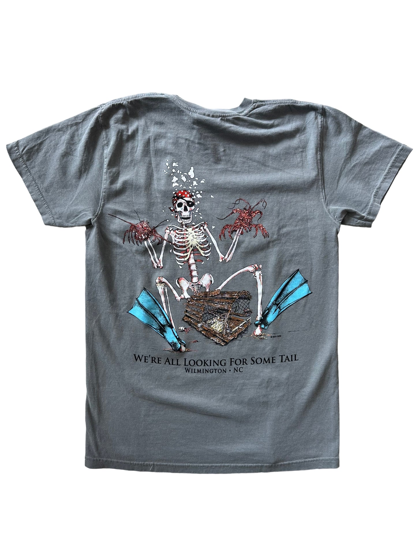 We Are All looking For Tail - Sea Dog T Shirt - Grey