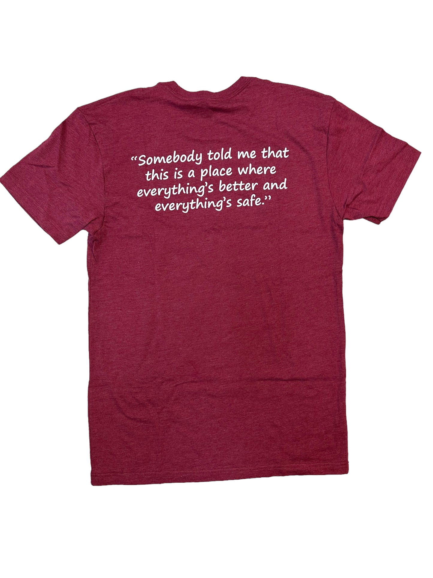 Karens Cafe - T Shirt - Cardinal red