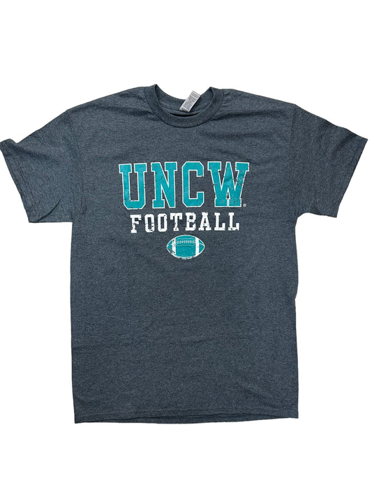 UNCW Football Undefeated  - T Shirt - Dark Heather