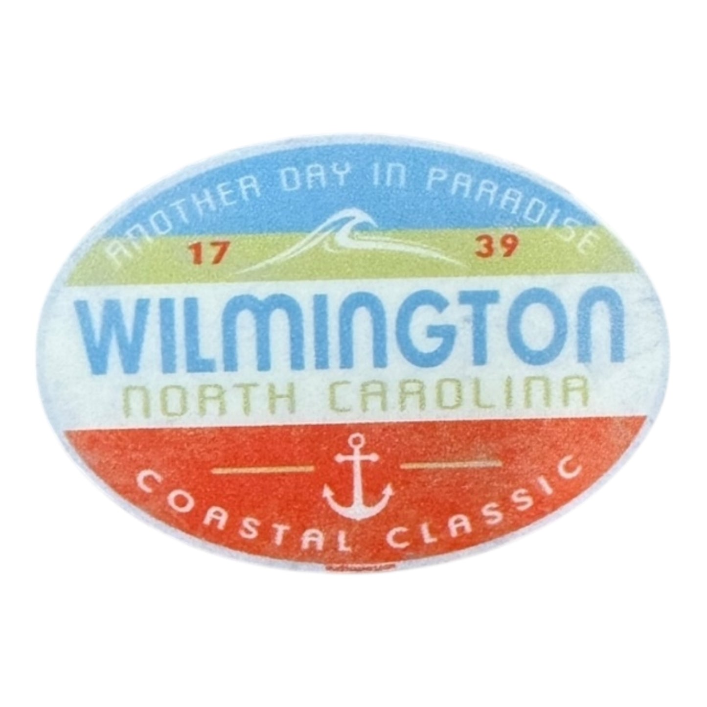 Paradise Anchor Wilmington , NC – STICKER ( 2″ X 2″ ROUGHLY )