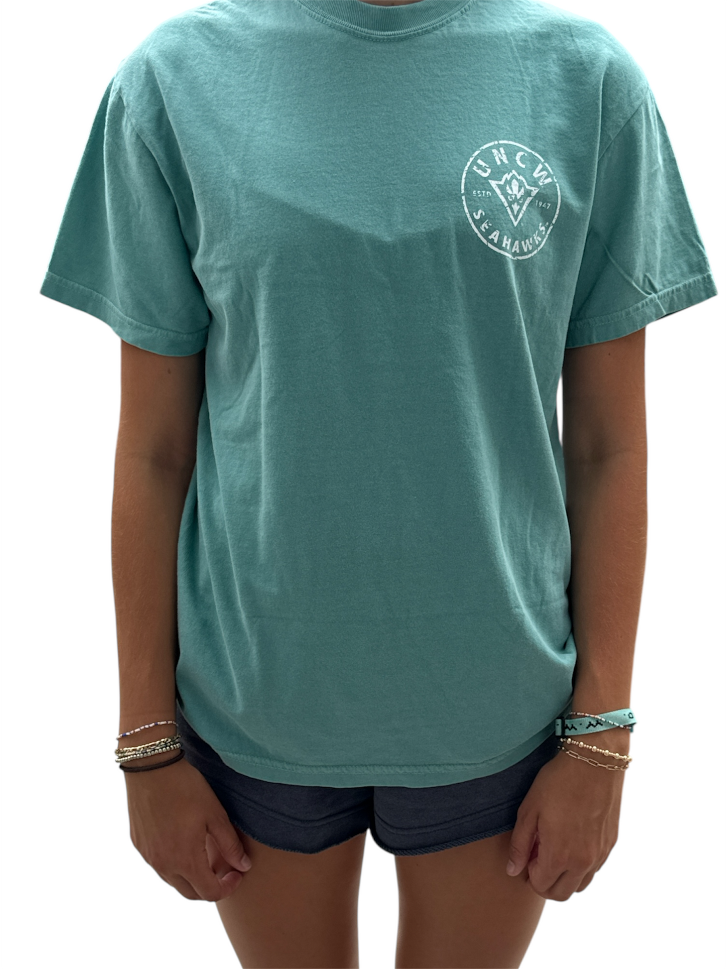 UNCW SEAHAWKS CIRCLE 1947 – TSHIRT – SEAFOAM ( Comfort Color )