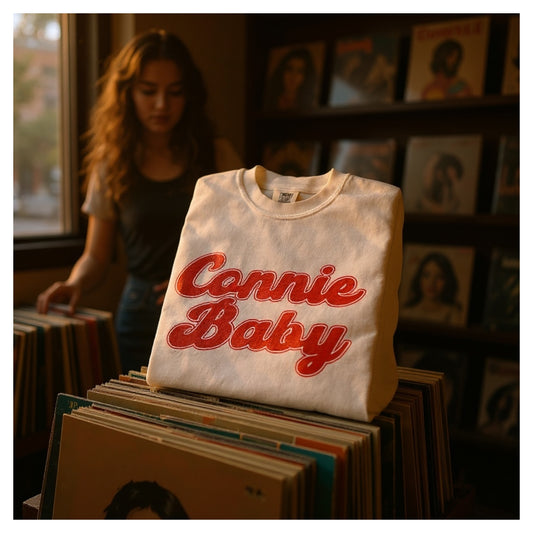 white t shirt 
connie baby
summer i turned pretty