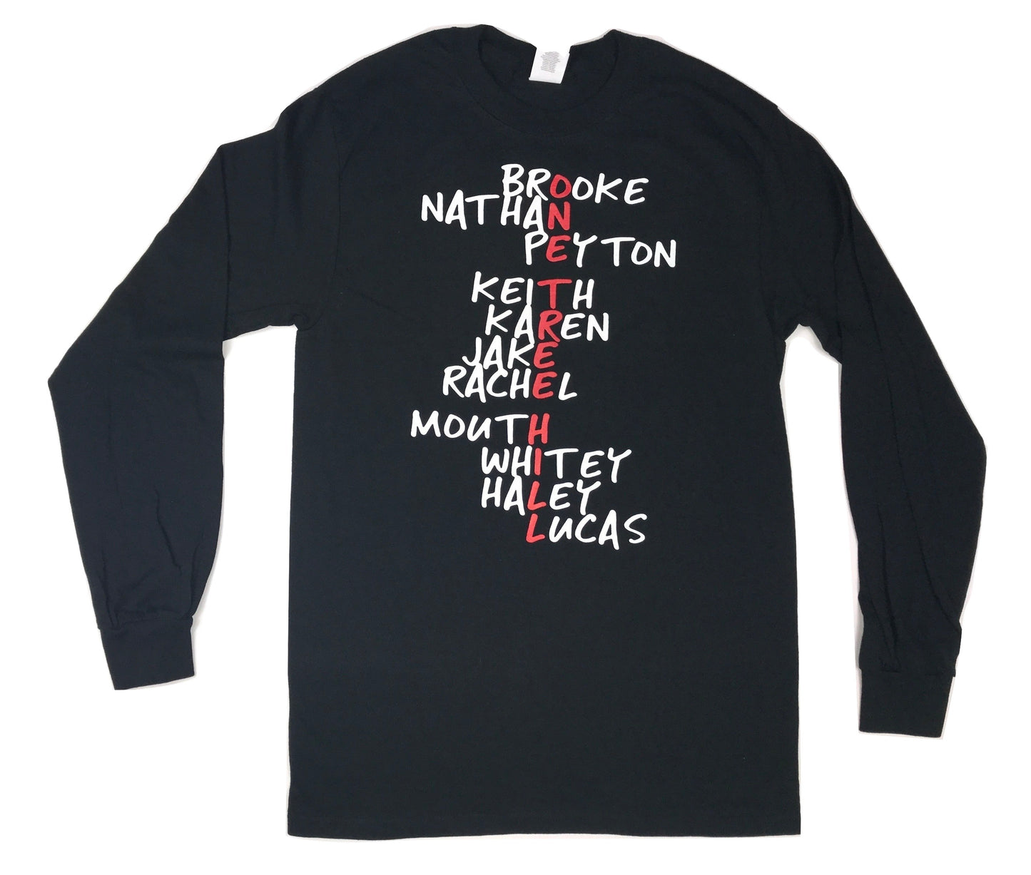 OTH Characters Tree hill - Long Sleeve - Black