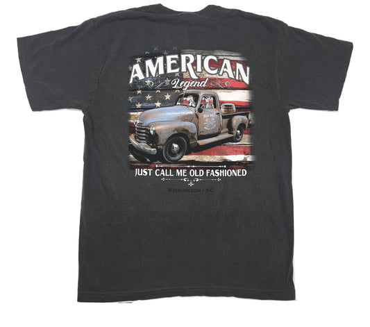 Just Call Me old Fashioned - Sea Dog T Shirt - Pepper