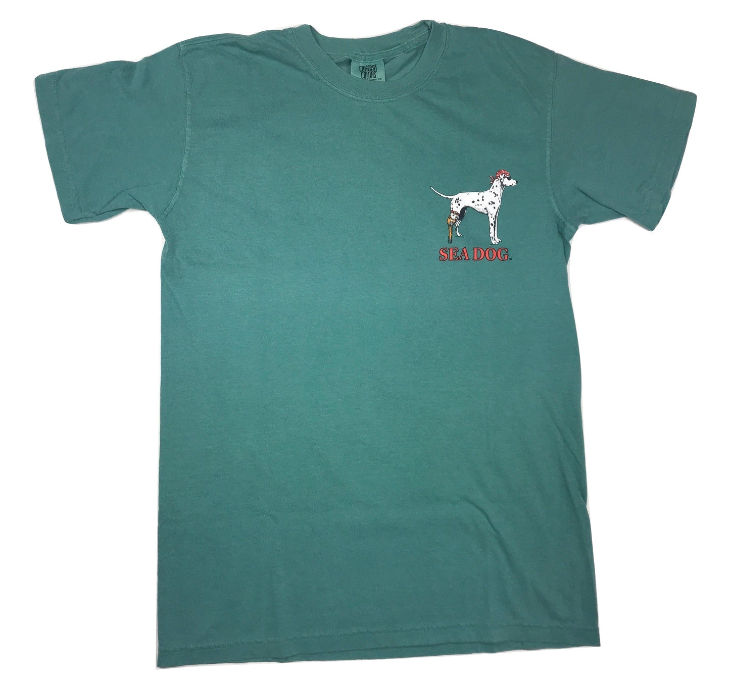 Just Call Me old Fashioned - Sea Dog T Shirt - Seafoam