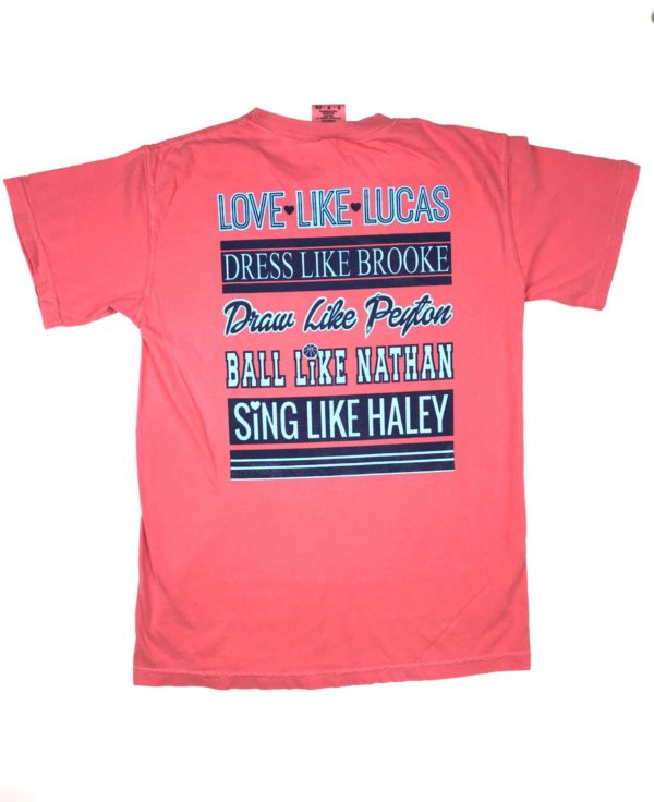 One Tree Hill Love Like Lucas – T Shirt – Watermelon
