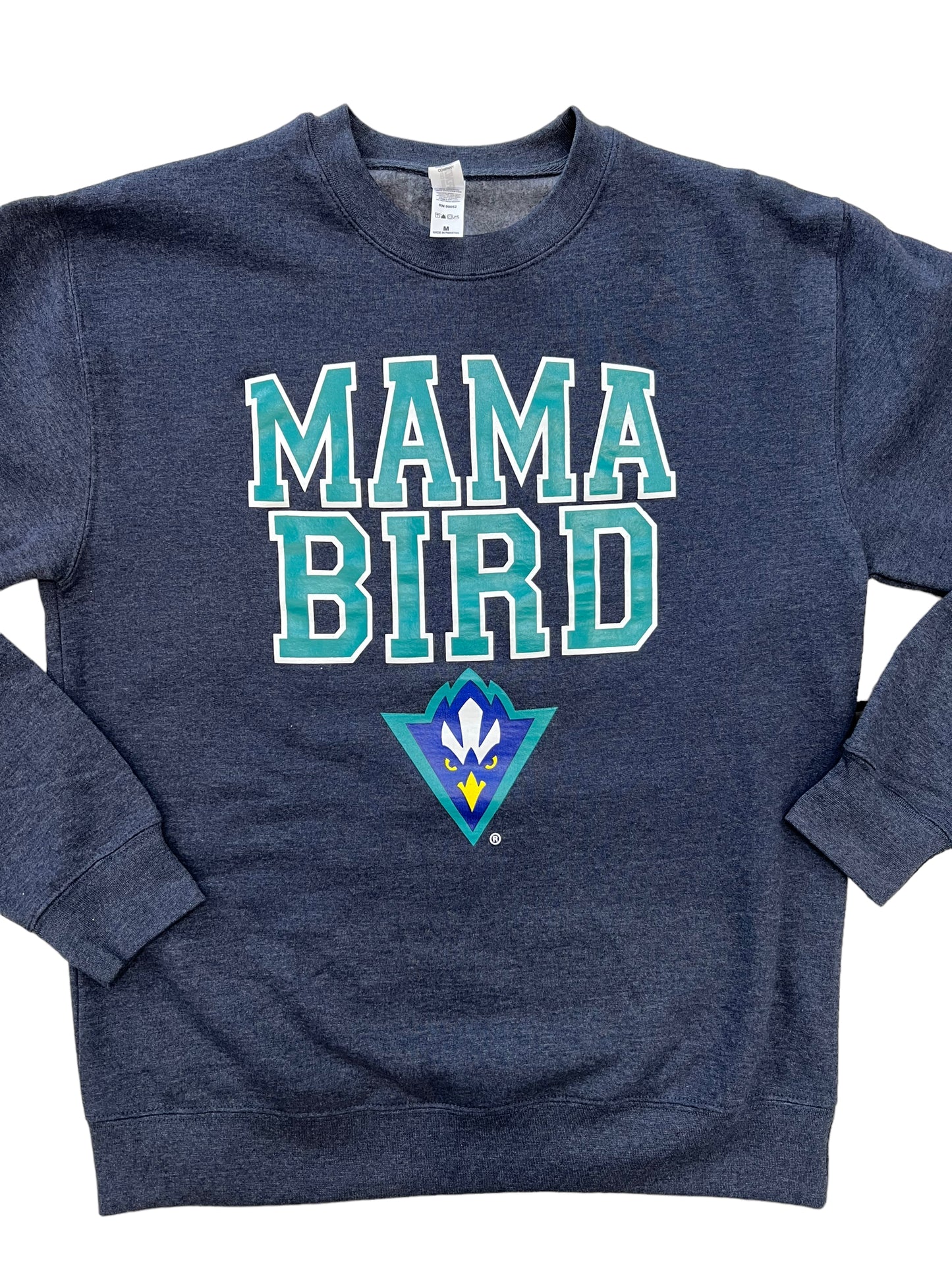 UNCW Seahawks MOM Mama Bird  - Crew Neck - Navy