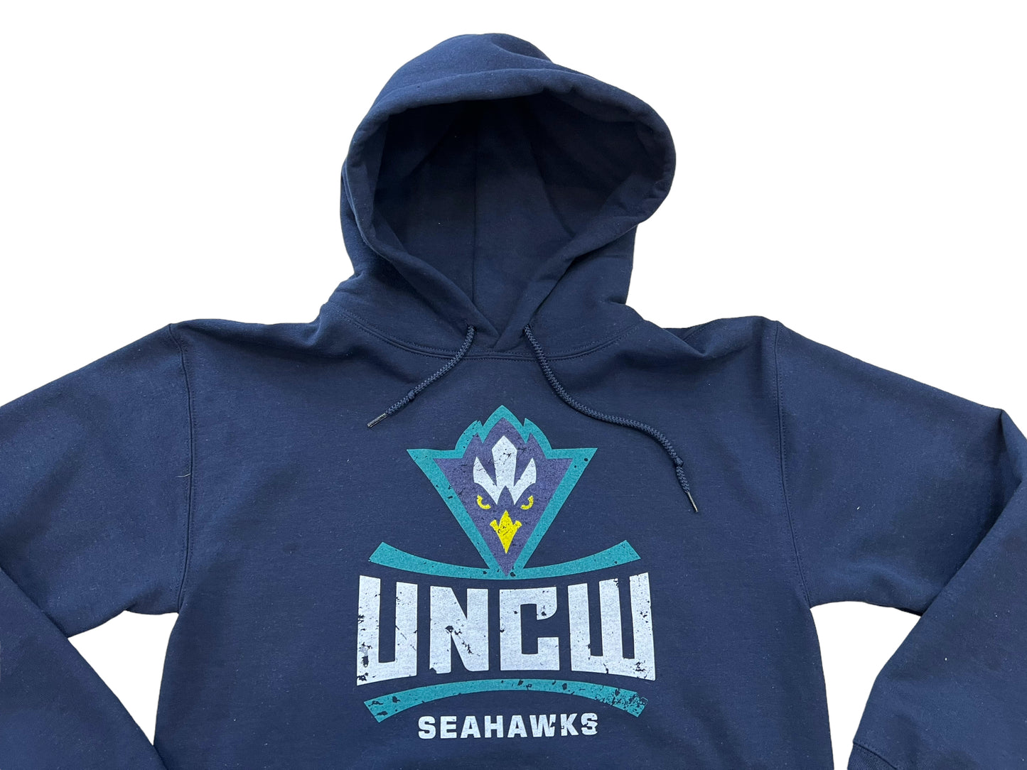 UNCW Seahawks Full logo - Hoodie - Navy