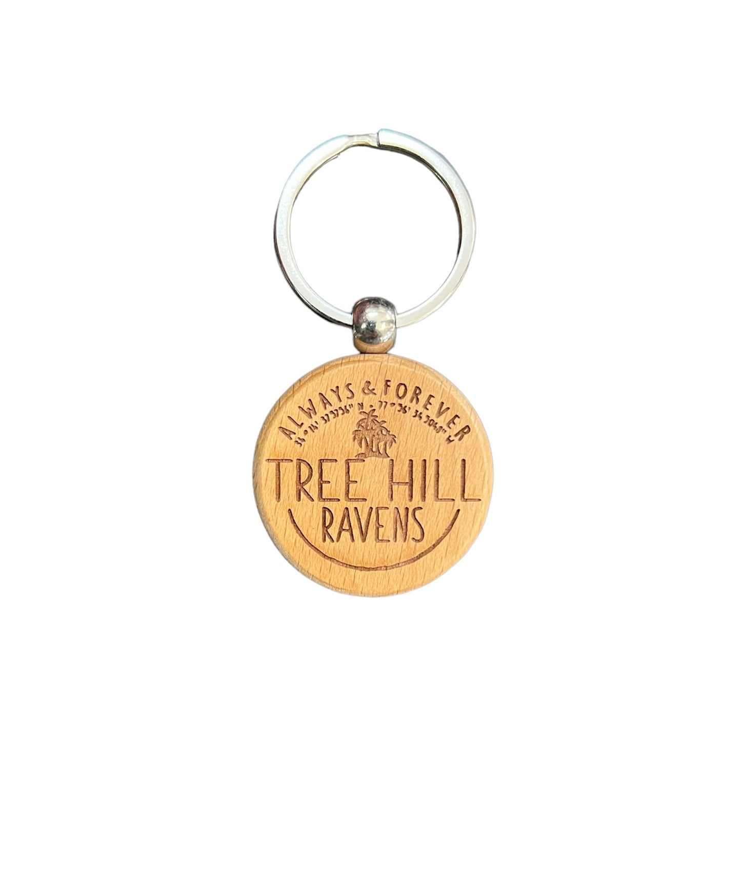 Always And Forever One Tree Hill - Wood Key Chain