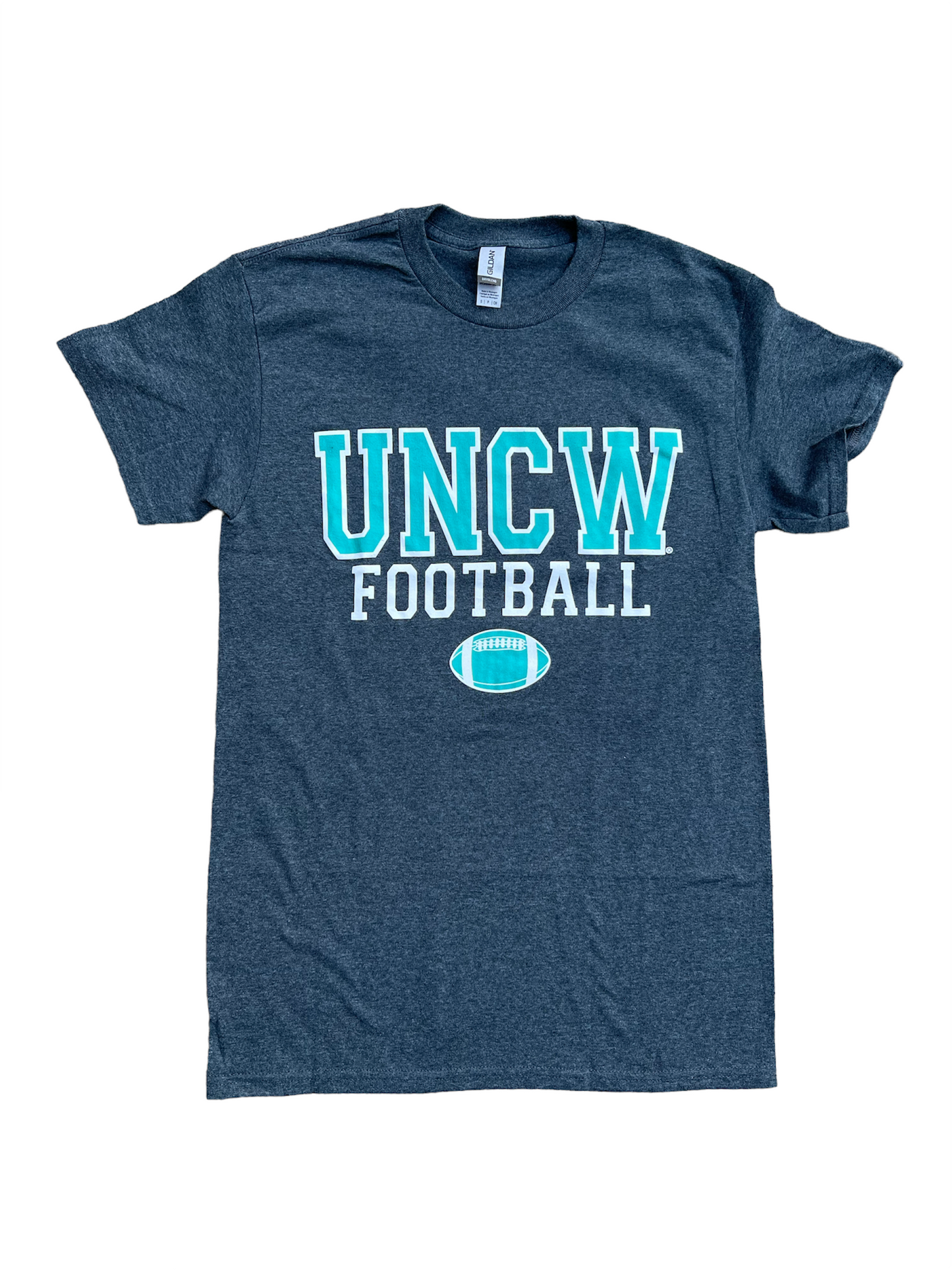 UNCW Football Undefeated - T Shirt - Dark Heather