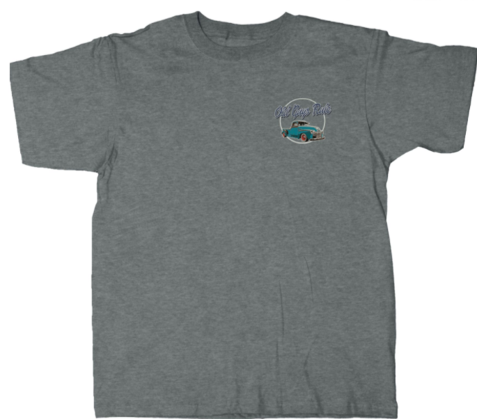 In Rust We Trust – T Shirt – Graphite Heather