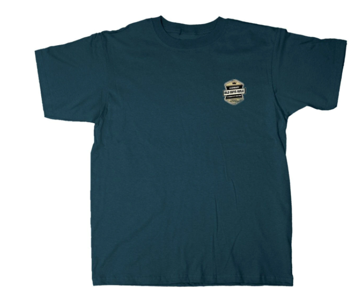 Legendary Badge In my own Mind – Old Guys Rule T Shirt – Harbor Blue