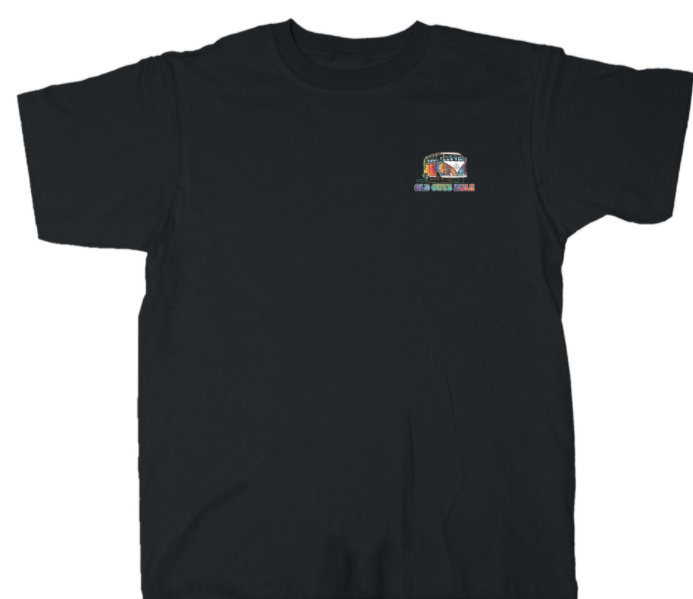 Tripping Bus – Old Guys Rule T Shirt – Black