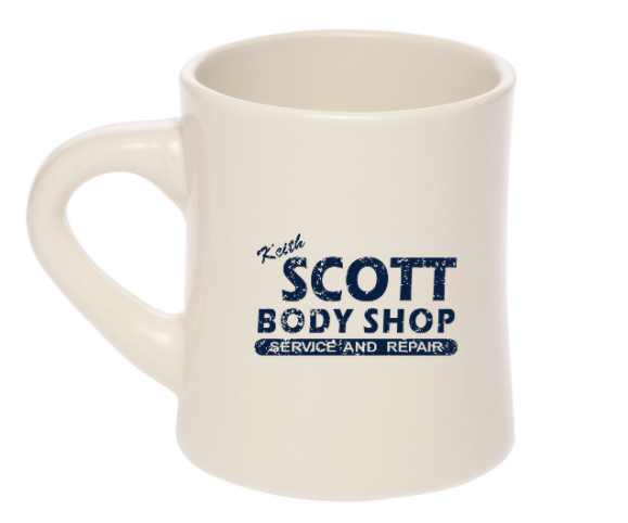 Keith Scott Body Shop - Mug - Ivory