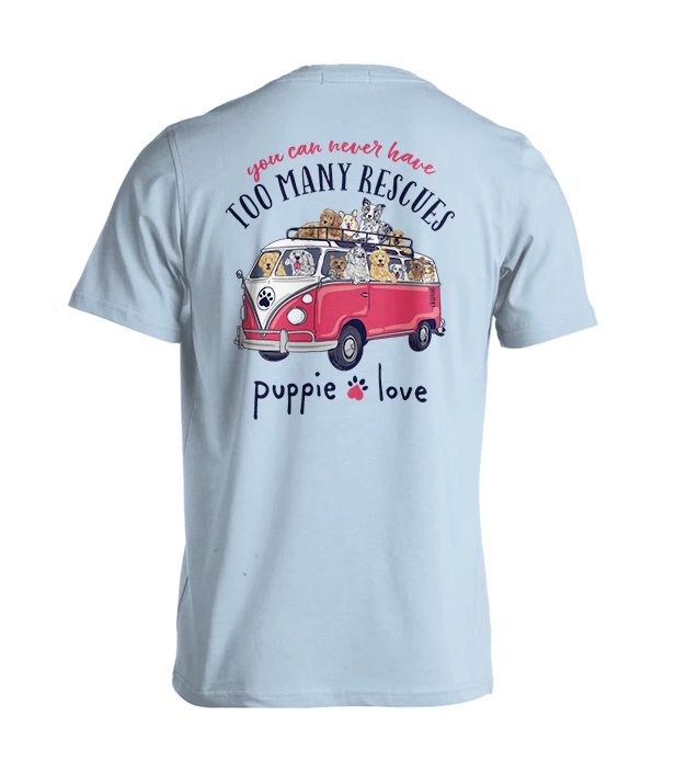Rescue Bus - T Shirt - Light Blue