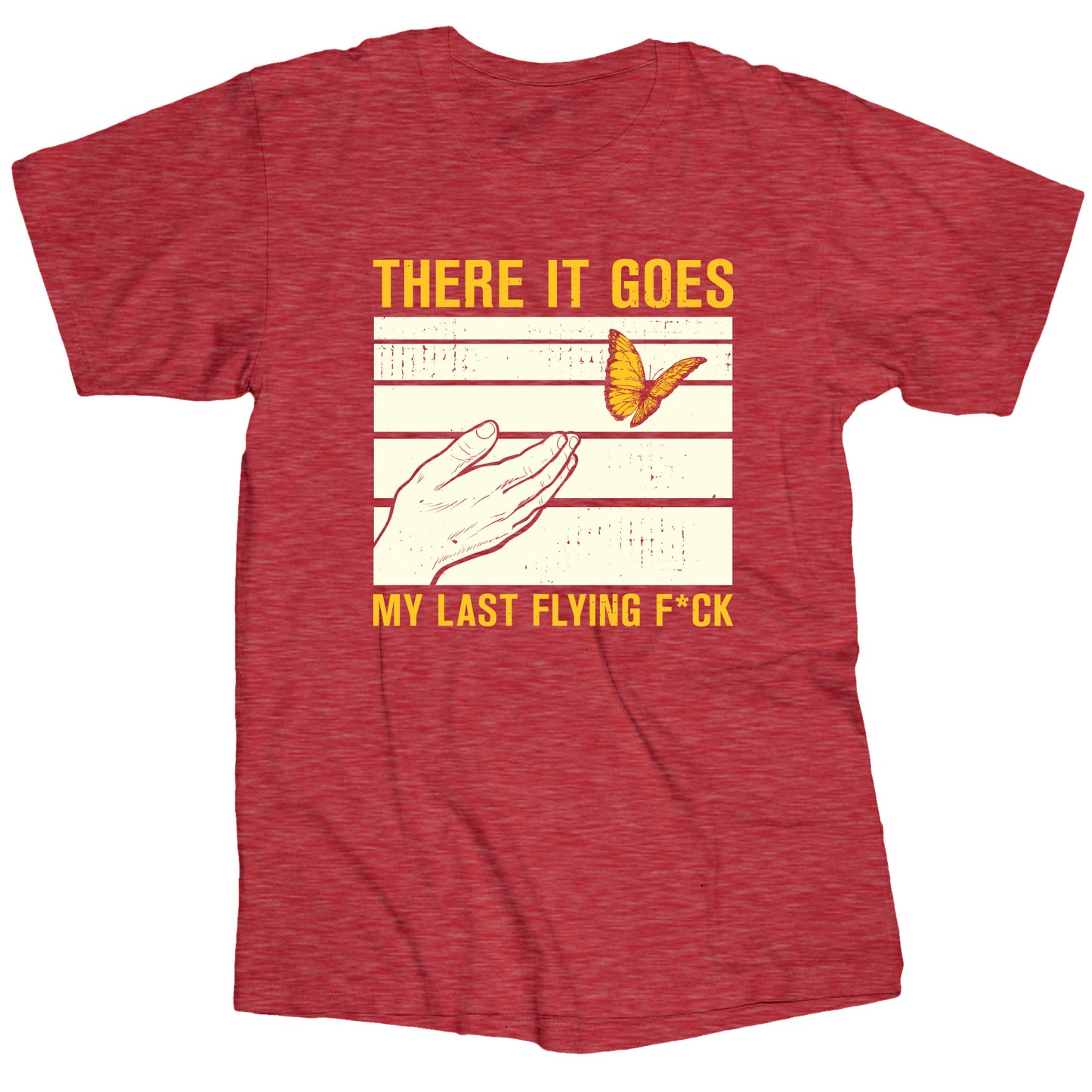 There Goes my Last Flying F*** - T Shirt - Red