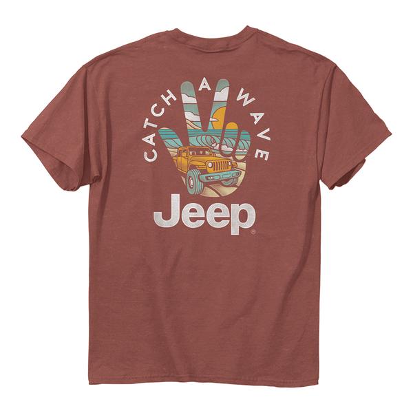 JEEP – Catch A Wave – T Shirt – Brick