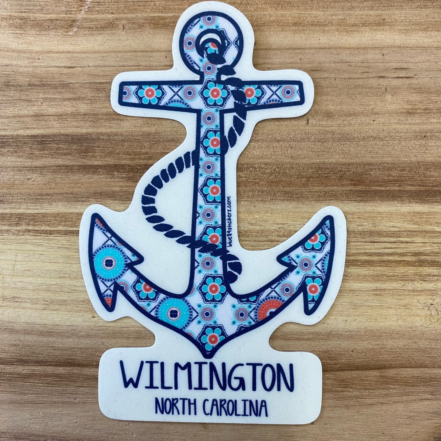 ANCHOR WILMINGTON , NC – BIG STICKER ( 3″ X 4 ″ ROUGHLY )