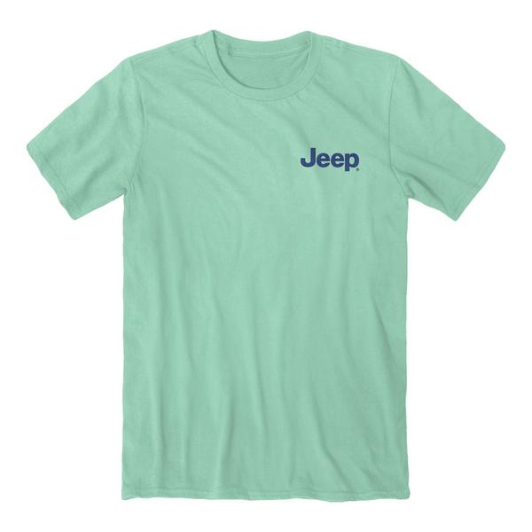 JEEP – Surf Boards – T Shirt – Celadon