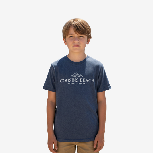 Cousins Beach Summer I Turned Pretty  - T Shirt - Heather  Navy