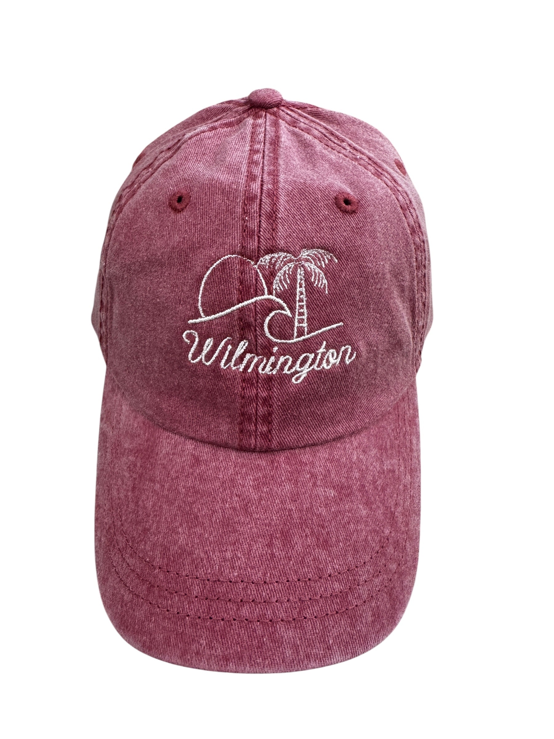 Wilmington Palm Waves - Hat - Brick