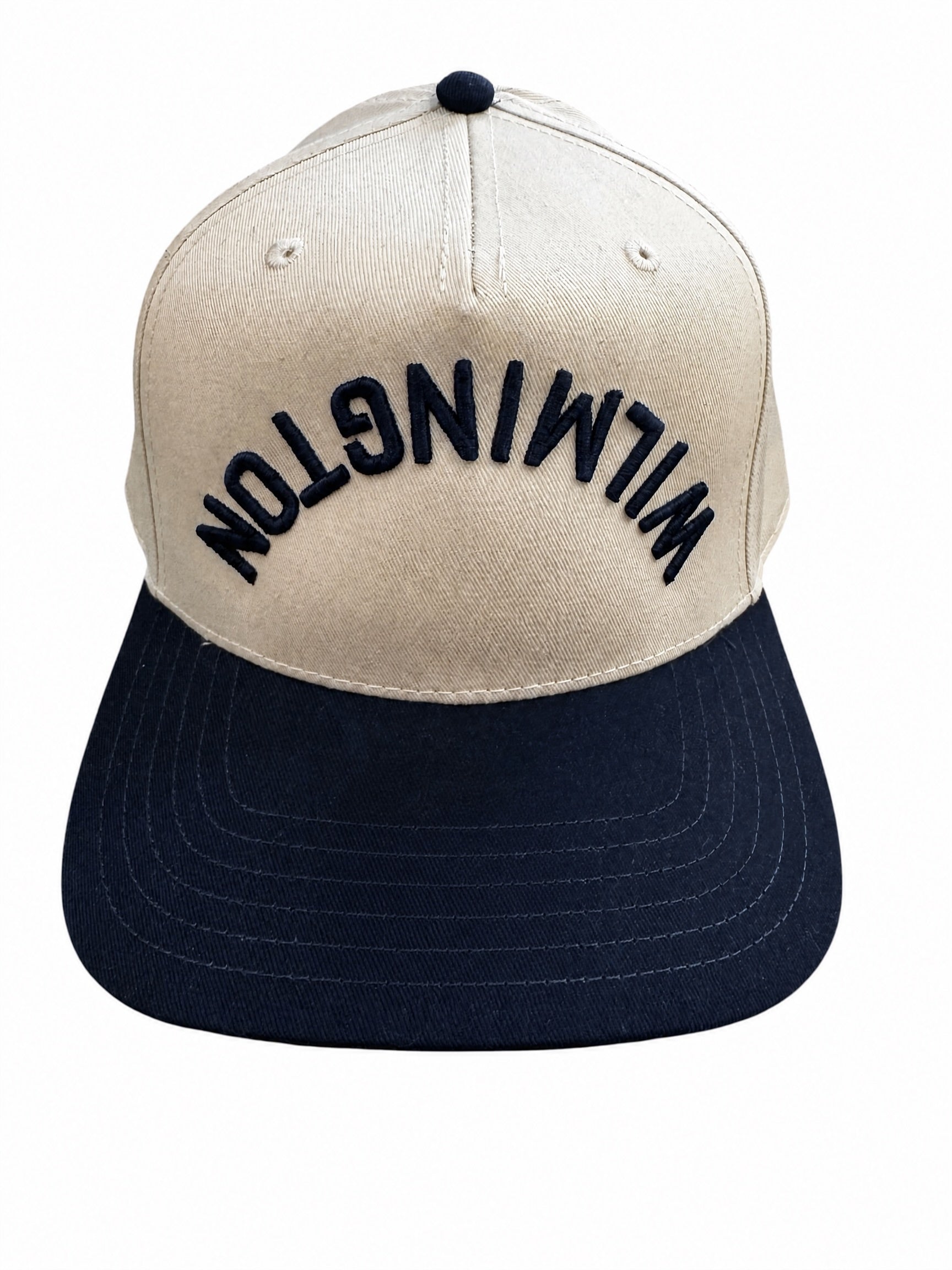 Wilmington Upside Down - Hat - Natural / navy