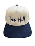 Tree Hill Script Hat - Natural/ Navy