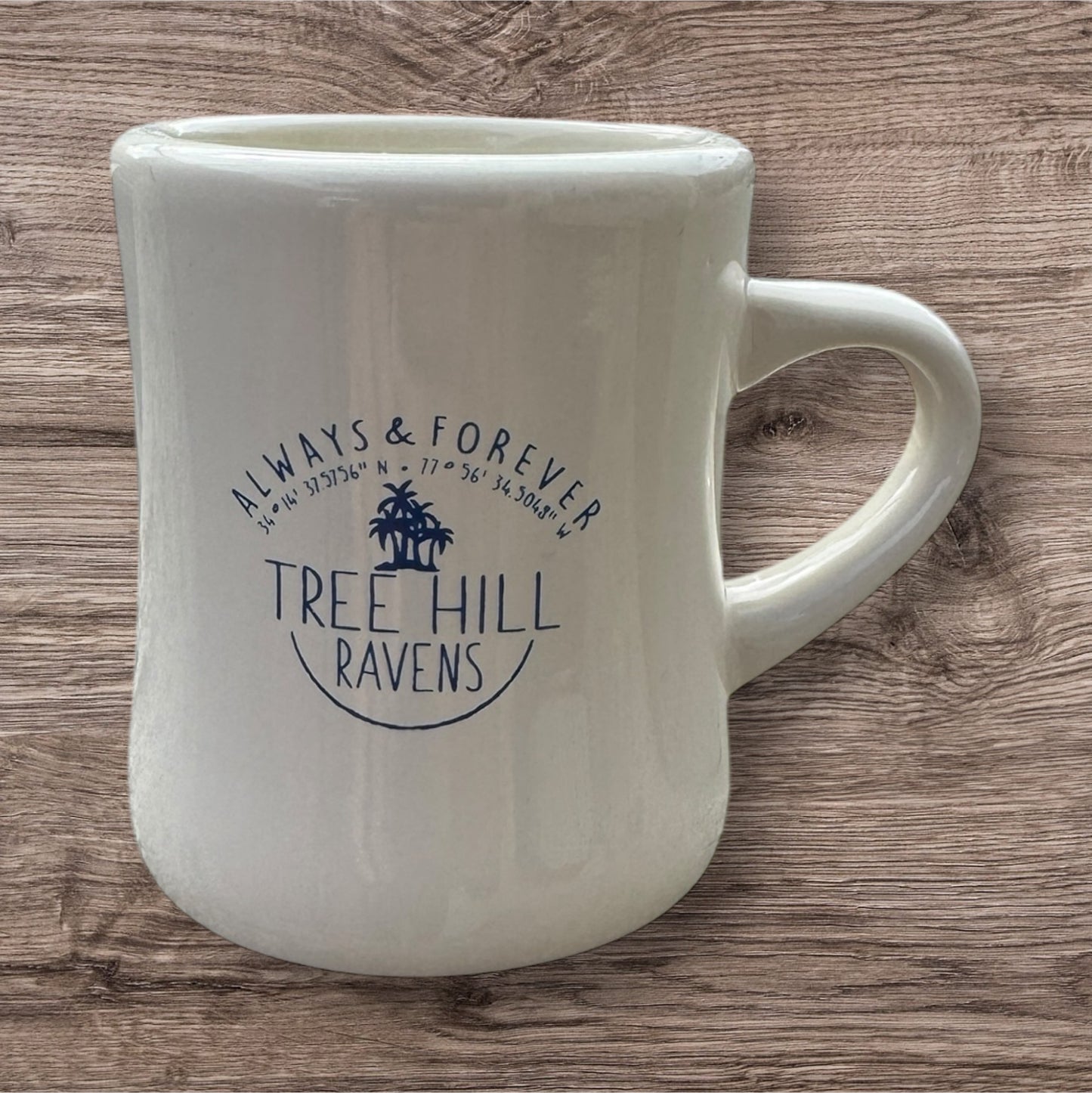 Always & Forever Circle One Tree Hill  11 oz  Mug - Natural