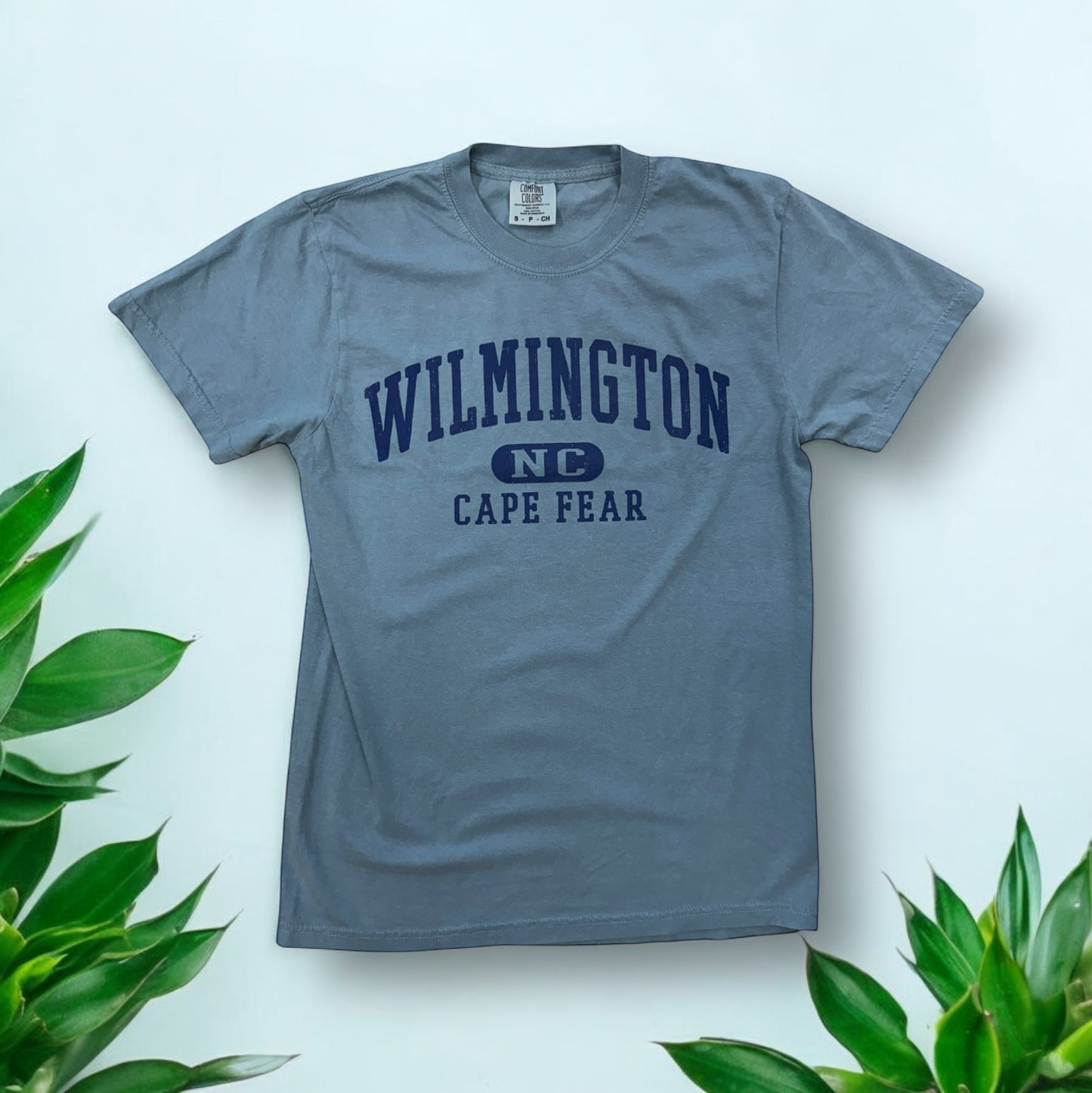 Wilmington 3 Tier North Carolina - T Shirt - Blue Jean