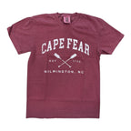 Cape Fear Oars North Carolina - T Shirt - Comfort Color - Brick