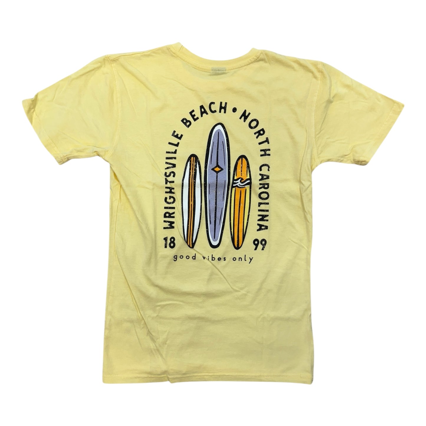 Wrightsville Beach Surfboards North Carolina - T Shirt - Butter