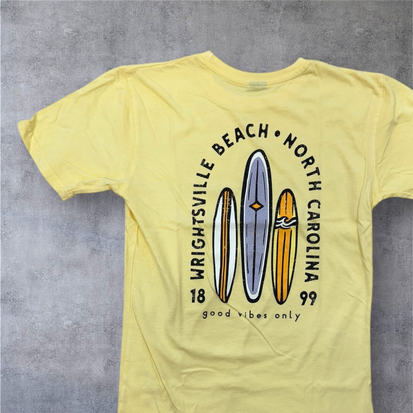 Wrightsville Beach Surfboards North Carolina - T Shirt - Butter