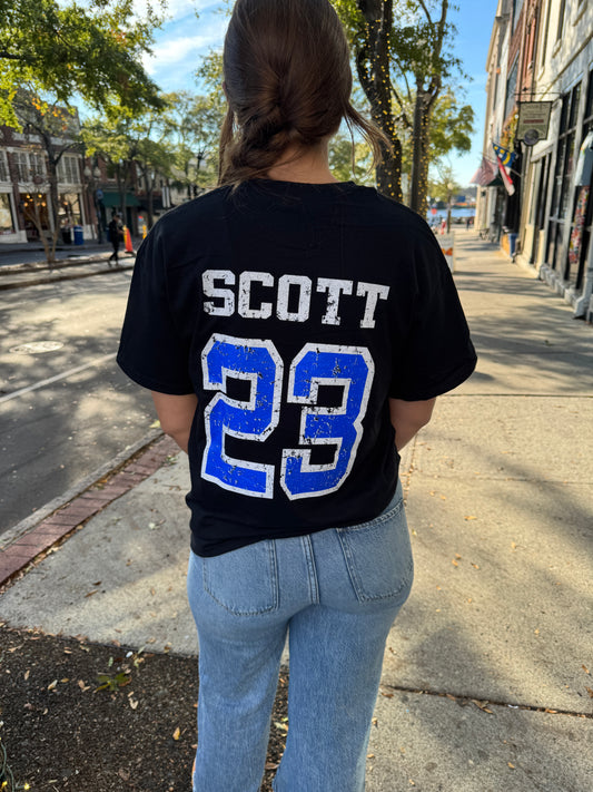 Scott 23 One Tree Hill – T Shirt – Black