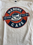 Retro Karens Cafe One Tree Hill Fine Book T Shirt - Natural