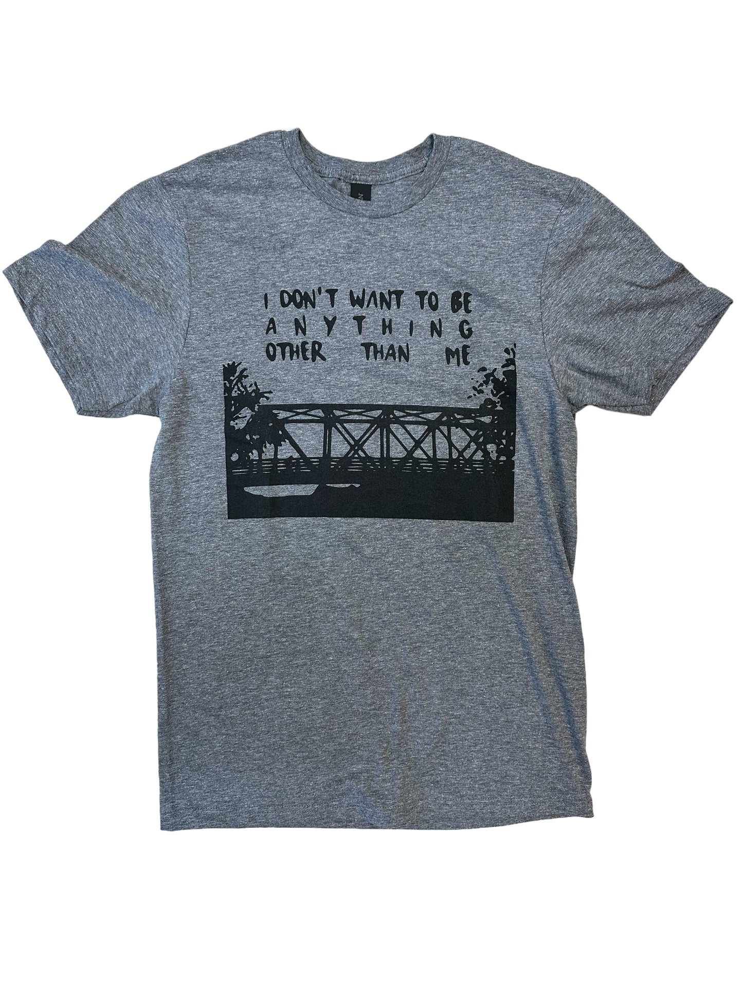 Oth Bridge Quote  – Soft T Shirt – Graphite Heather