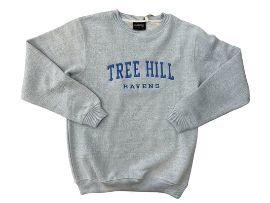 Tree Hill Ravens - Embroidery Crew neck - Ice Blue