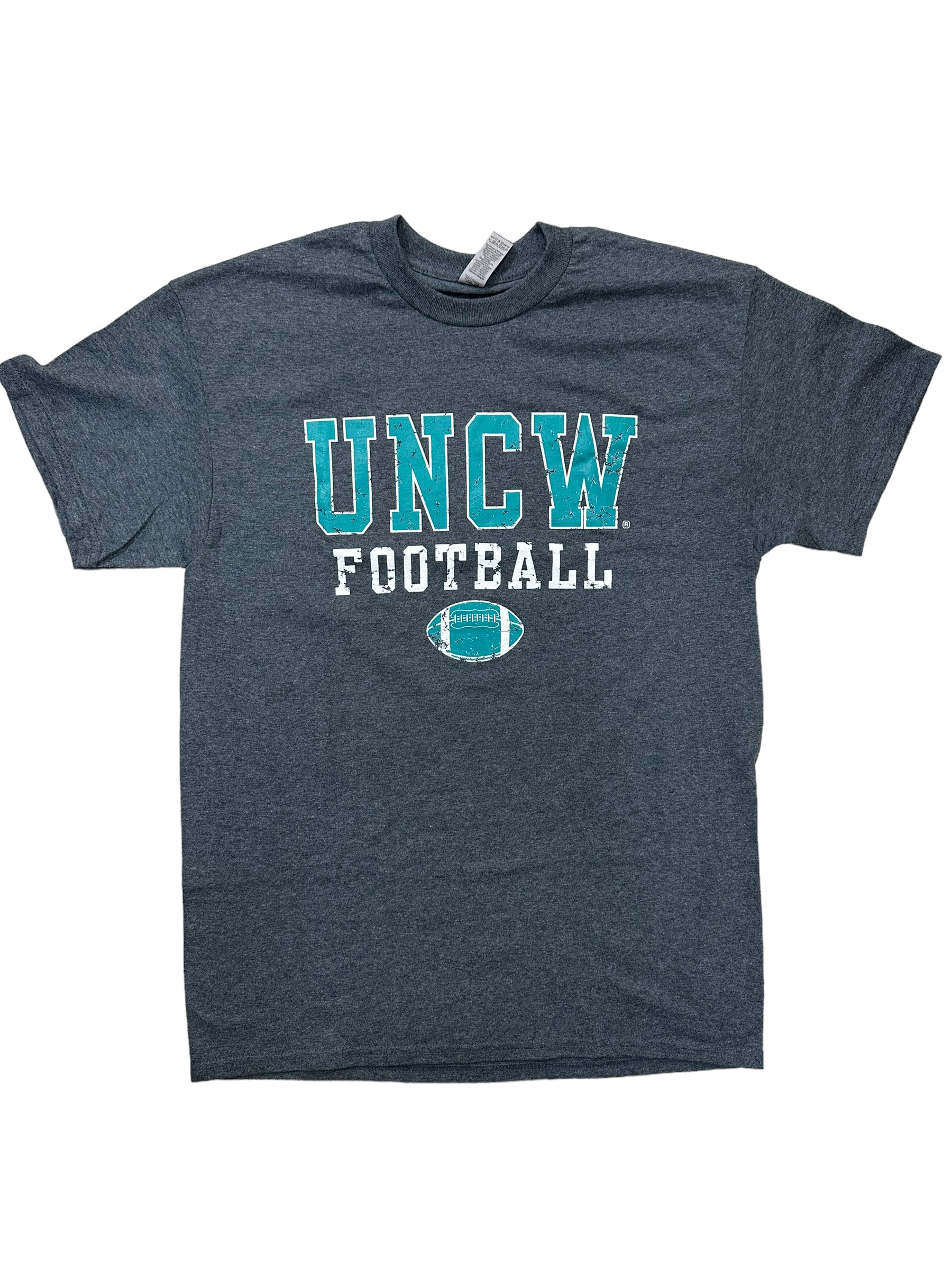 UNCW Football Undefeated - T Shirt - Dark Heather