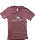 Turtle Wilmington - V-Neck T Shirt - Heather Mauve