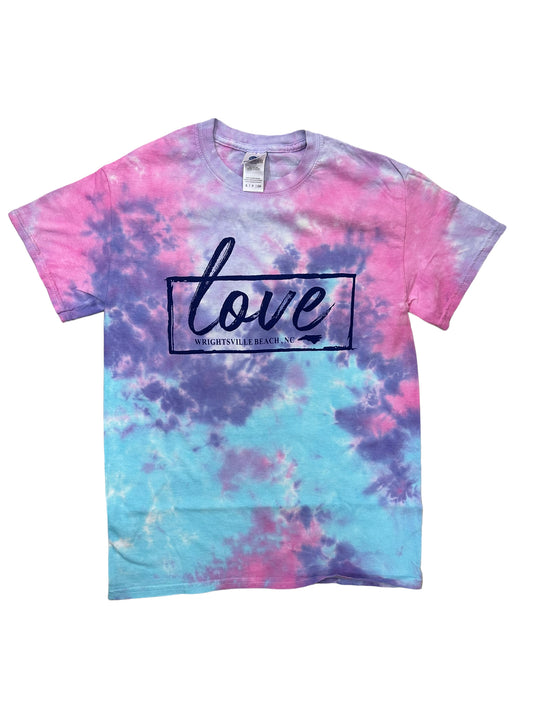 Love Wrightsville Beach   - T Shirt - Cotton Candy