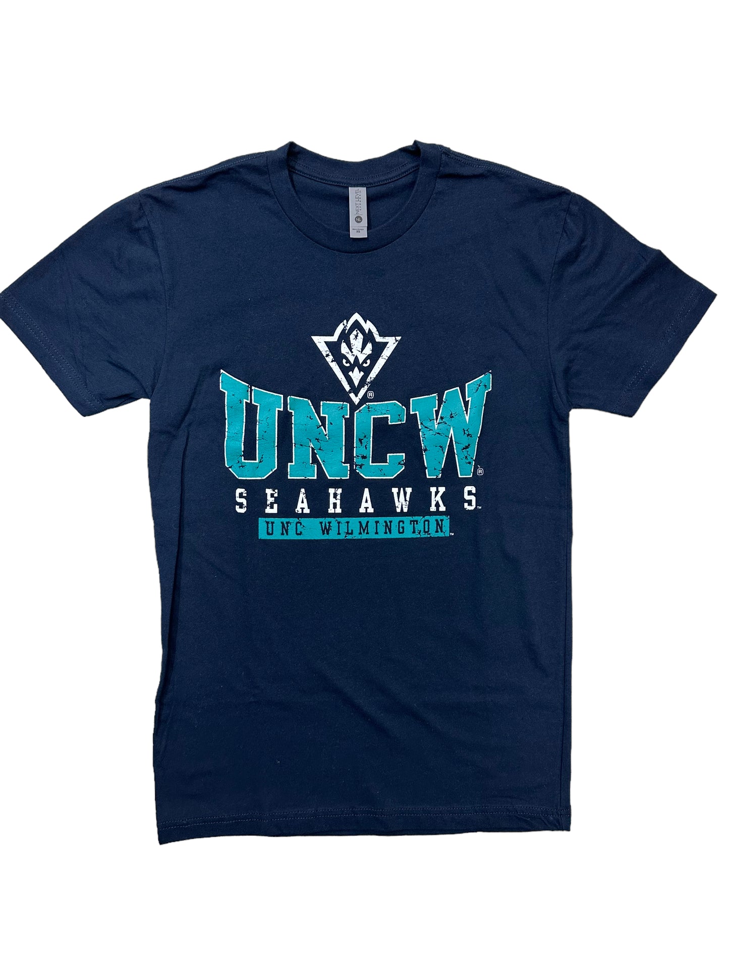 Uncw Retro - T Shirt - True Navy