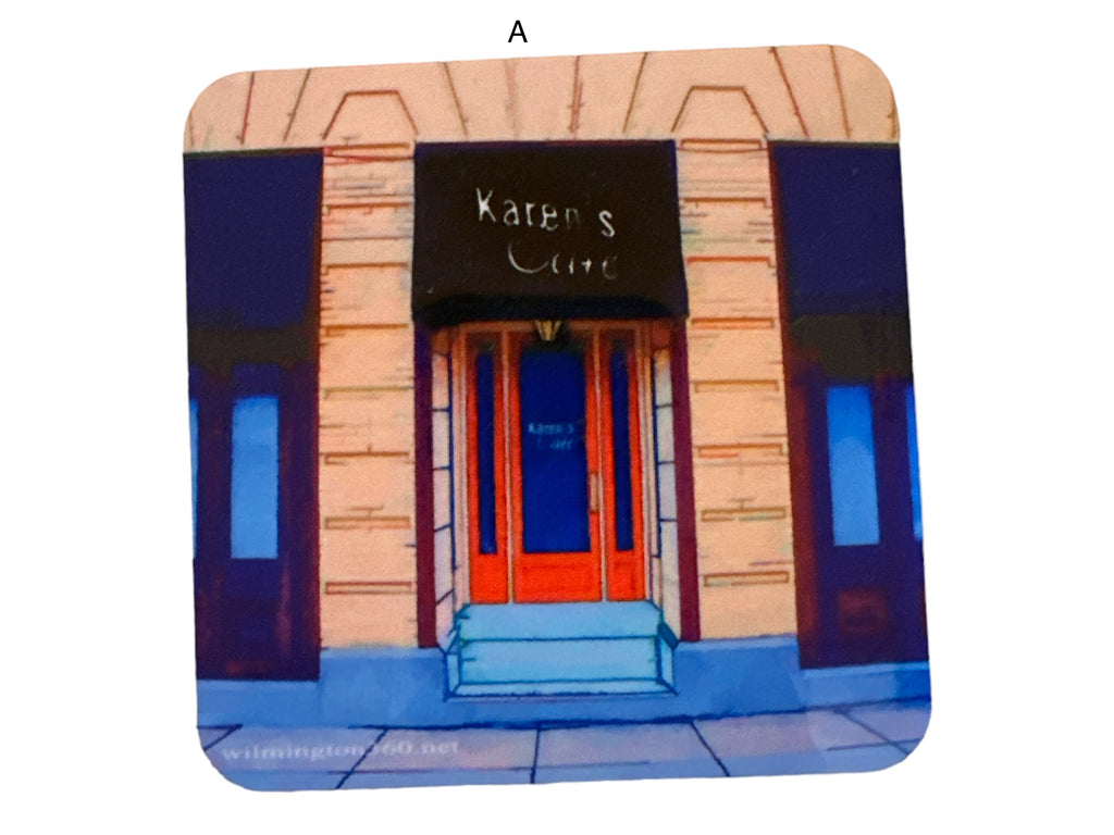 Karens Cafe - Cork Coaster