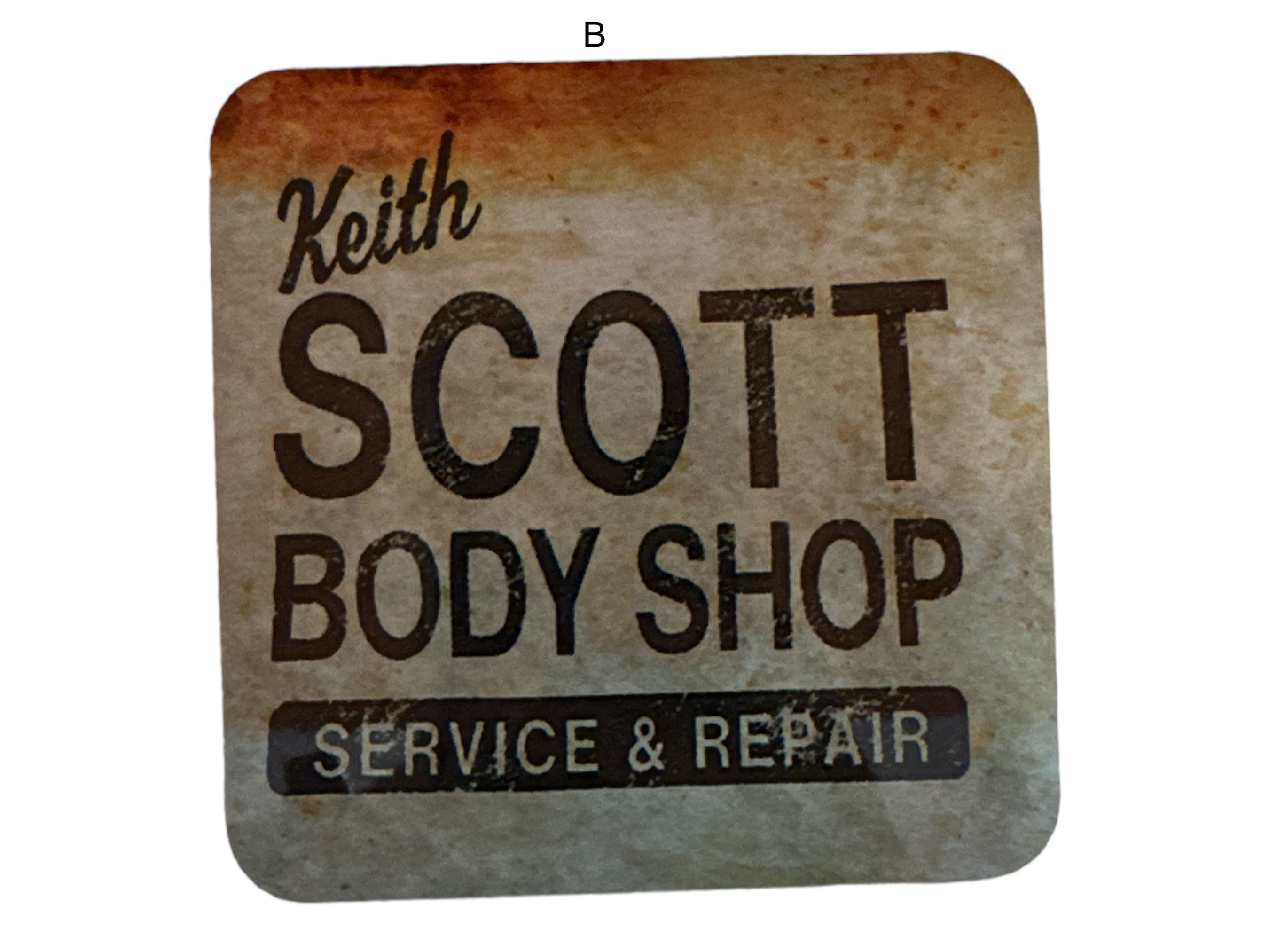 Keith Scott Body Shop - Cork Coaster