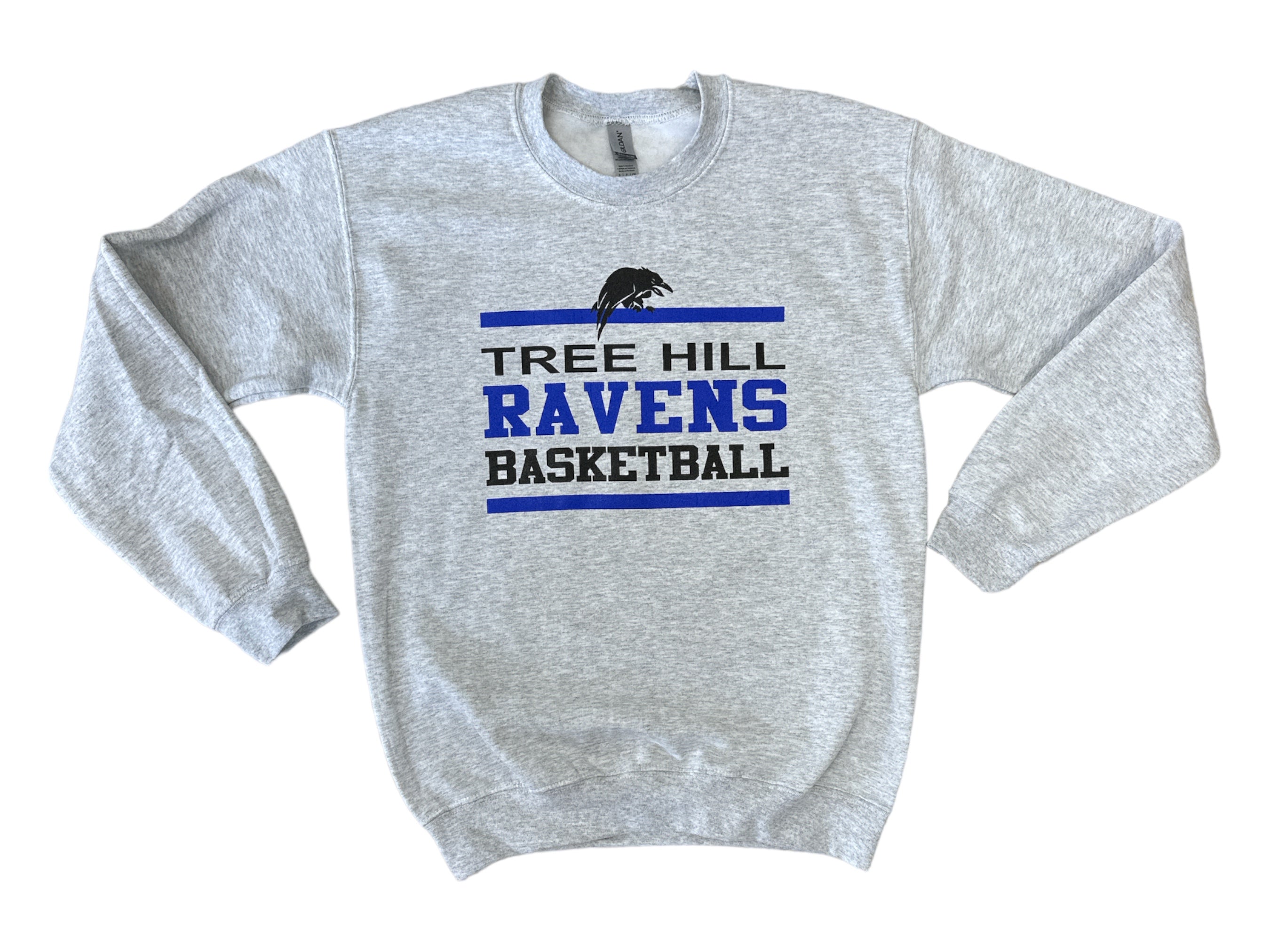 Ravens Basketball ( One Tree Hill )- Crewneck – Ash Grey