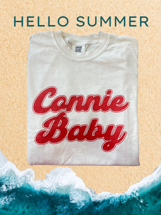 Connie Baby Cousins Beach Tee - Ivory Comfort color