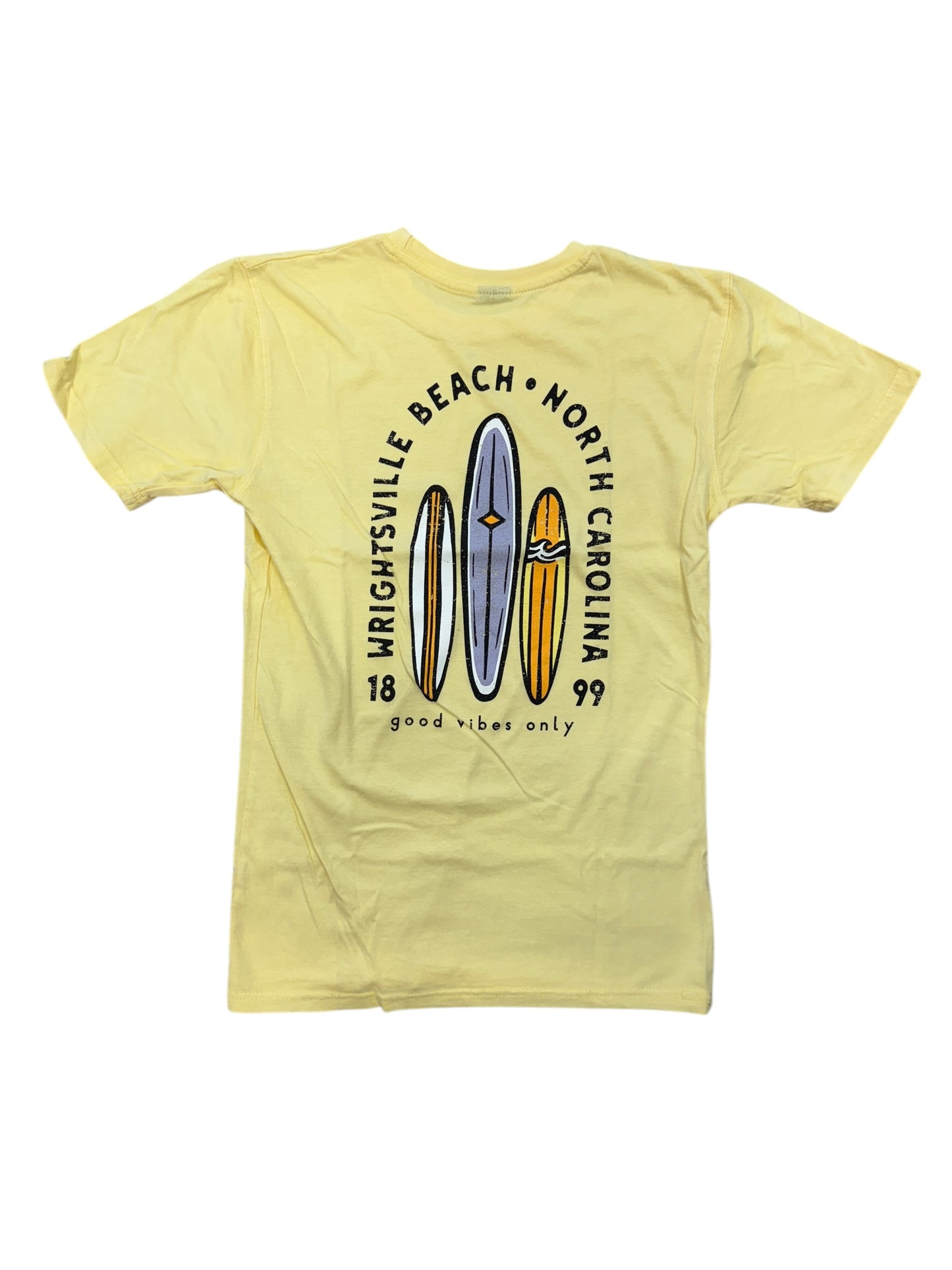 Wrightsville Beach Surfboards North Carolina - T Shirt - Butter