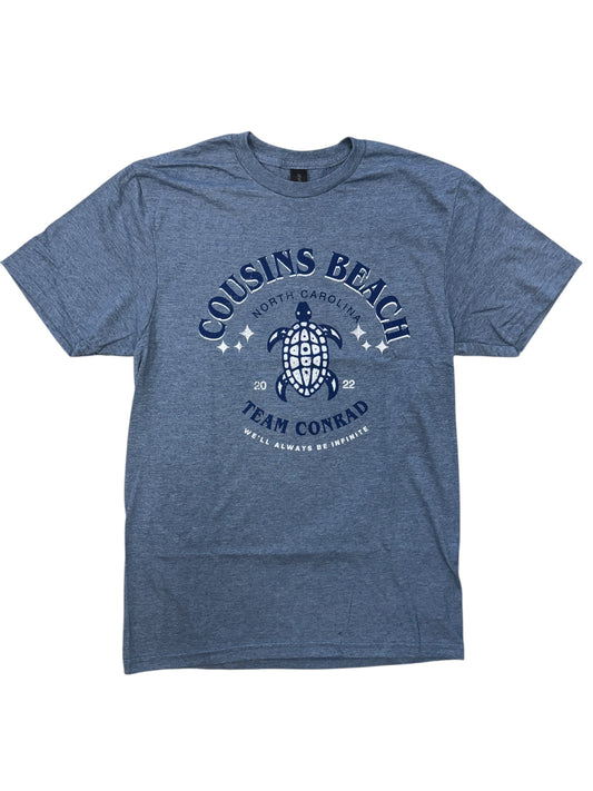 Cousins Beach Team Conrad  Turtle Summer I Turned Pretty - T Shirt -Indigo