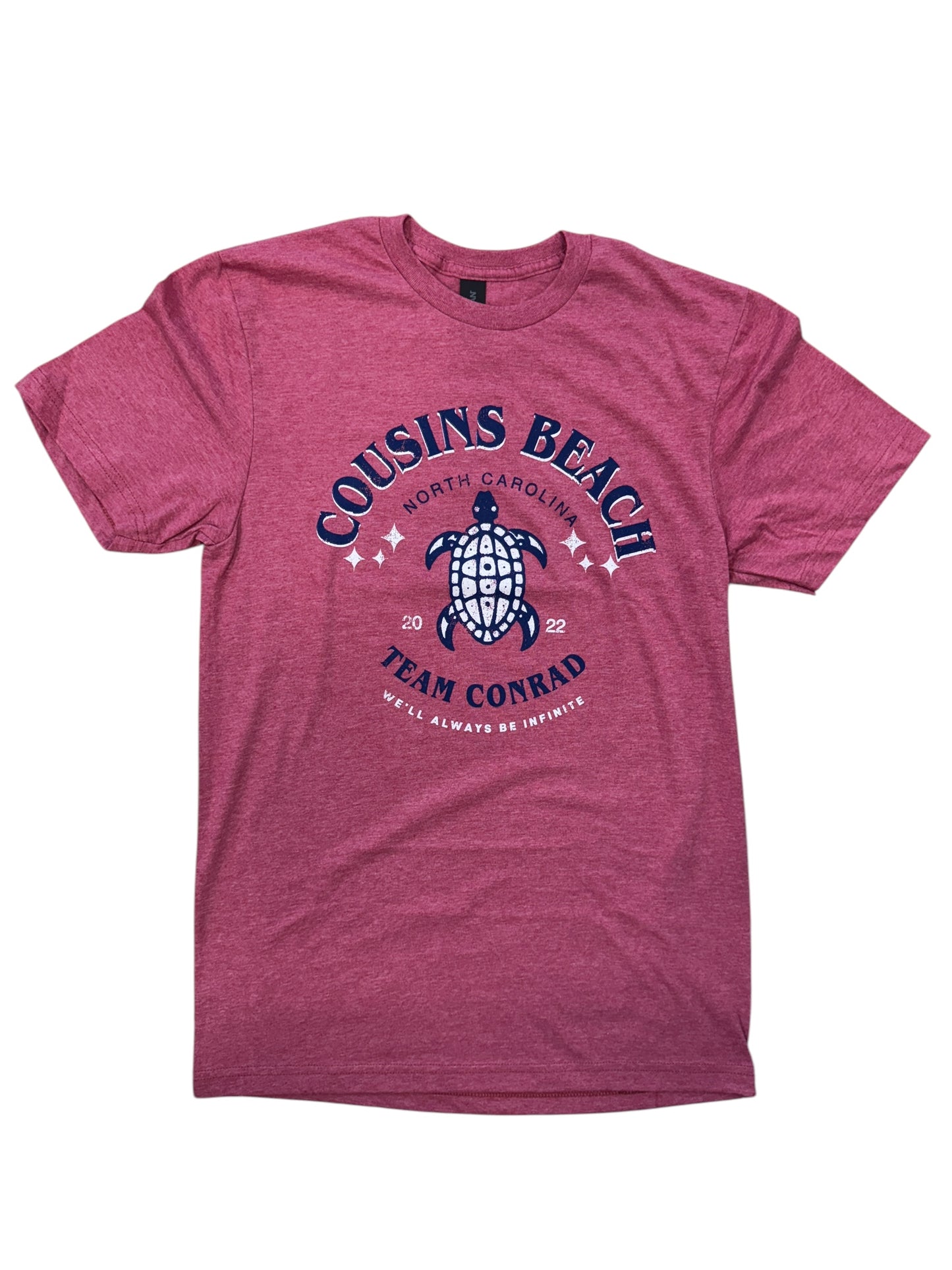 Cousins Beach Team Conrad  Turtle Summer I Turned Pretty - T Shirt -Heather Red