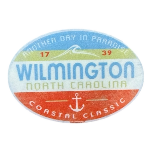 Paradise Anchor   Wilmington , NC  – STICKER ( 2″ X 2″ ROUGHLY )